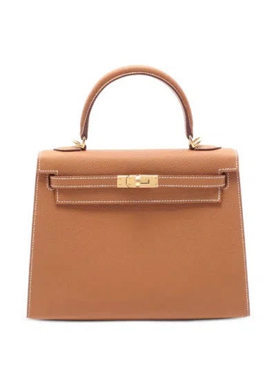 Pre-owned Hermes 2024 Kelly 25 Tote Bag