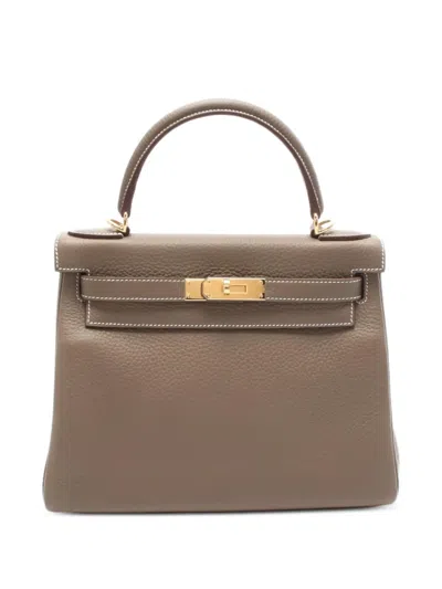 Pre-owned Hermes 2024 Kelly 28 Tote Bag