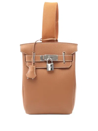 Pre-owned Hermes 2024 Kelly Akkad Pm Body Bag In Brown