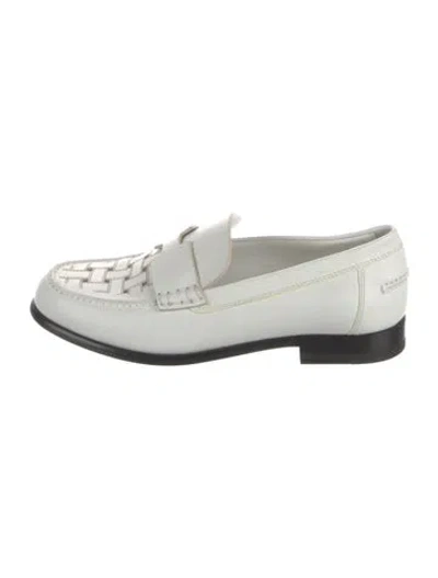 Pre-owned Hermes 2024 Kennedy Loafers In White