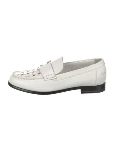 Pre-owned Hermes 2024 Kennedy Loafers In White