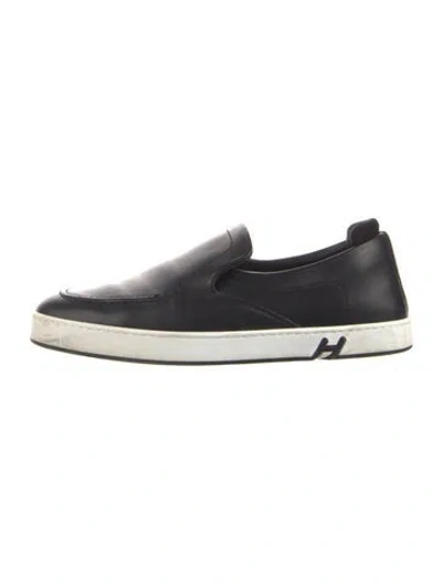 Pre-owned Hermes 2024 Kiddy Loafers In Black