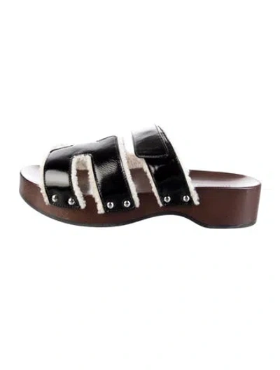 Pre-owned Hermes 2024 Kos Clog Slides In Black