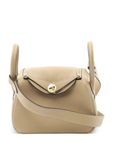 Pre-owned Hermes 2024 Mini Lindy Shoulder Bag