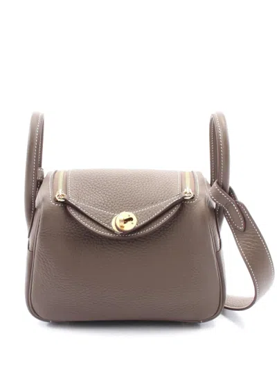 Pre-owned Hermes 2024 Mini Lindy Tote Bag