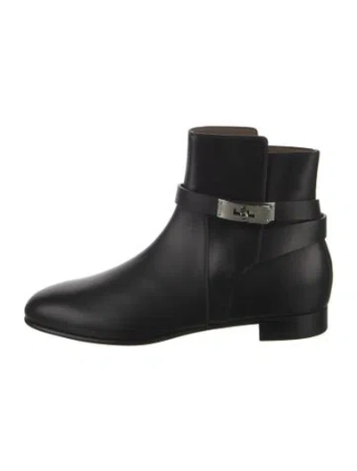 Pre-owned Hermes 2024 Neo Boots In Black