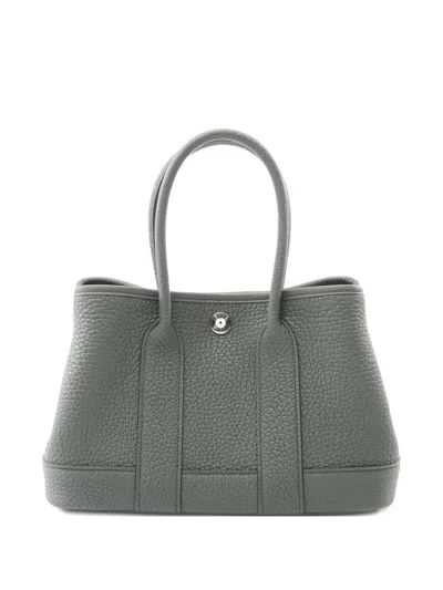 Pre-owned Hermes 2024 Neo Garden 23 Tote Bag In Gray