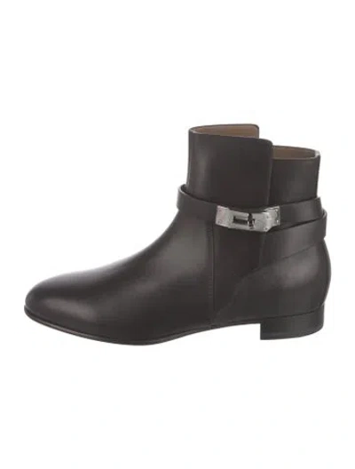 Pre-owned Hermes 2024 Neo Riding Boots In Black