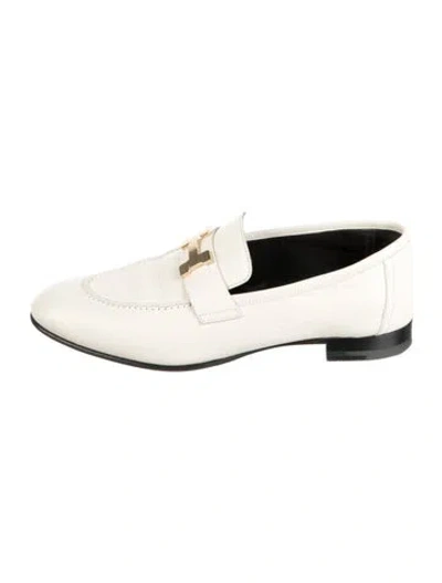 Pre-owned Hermes 2024 Paris Loafers In Neutrals