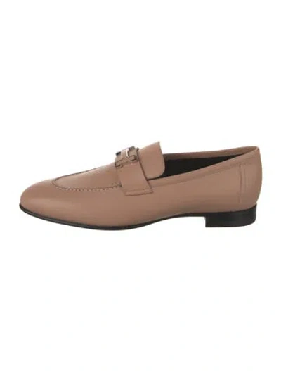 Pre-owned Hermes 2024 Paris Loafers In Neutrals