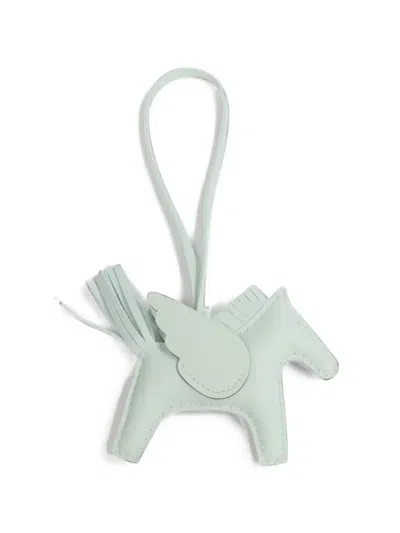 Pre-owned Hermes 2024 Pm Rodeo Pégase Bag Charm In Green