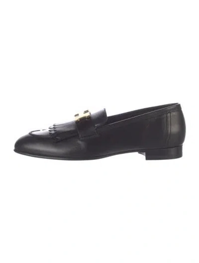Pre-owned Hermes 2024 Royal Loafers In Black