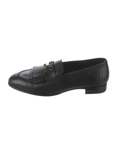 Pre-owned Hermes 2024 Royal Loafers In Black