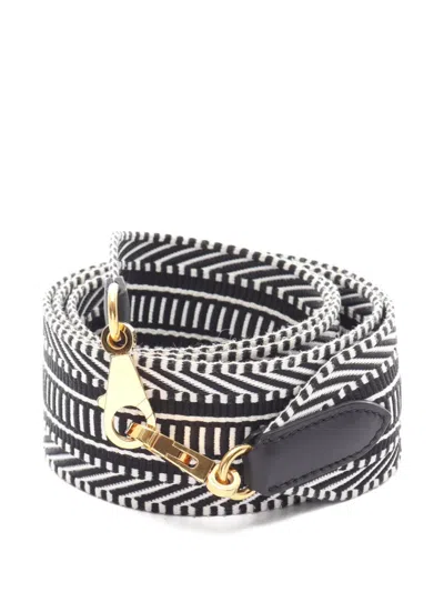 Pre-owned Hermes 2024 Sangle Cavale Shoulder Strap In Black