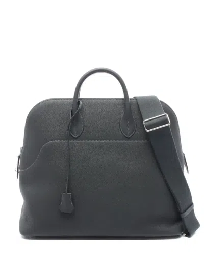 Pre-owned Hermes 2024 Togo Leather Handbag In Black