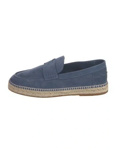 Pre-owned Hermes 2024 Trip Loafers W/ Tags In Blue