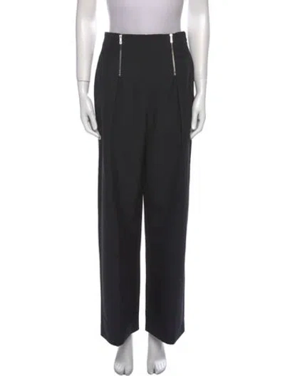 Pre-owned Hermes 2024 Wide Leg Pants In Black