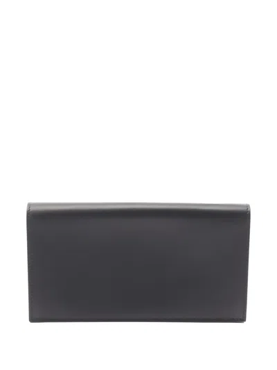 Pre-owned Hermes 2024s Citizen Leather Wallet In Black