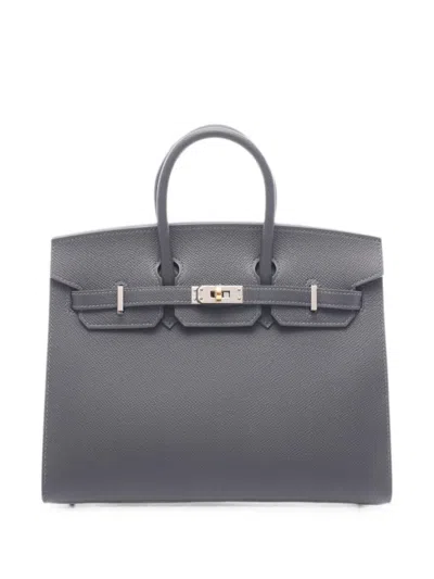 Pre-owned Hermes 2025 25 Birkin Handbag In グレー