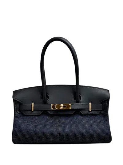 Pre-owned Hermes 2025 29 Birkin Tote Bag In Black