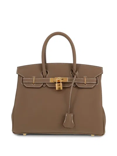 Hermes 2025 30 Birkin Tote Bag In Brown