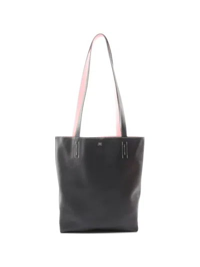 Pre-owned Hermes 2025 35 Neo Double Sens Tote Bag In Black