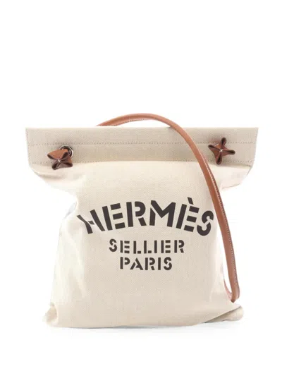 Pre-owned Hermes 2025 Aline Mm Shoulder Bag In Neutral