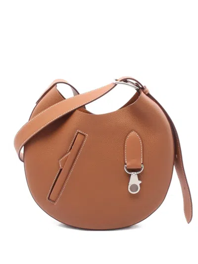Pre-owned Hermes 2025 Arçon Shoulder Bag In Brown