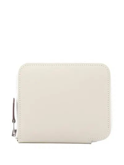 Pre-owned Hermes 2025 Azap Zipper Wallet In Neutral