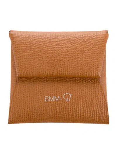 Pre-owned Hermes 2025 Bastia Coin Pouch In Brown