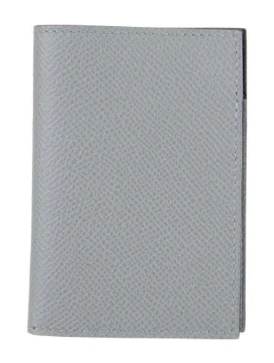 Pre-owned Hermes 2025 Bifold Wallet In Grey