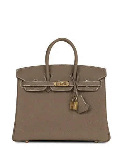 Pre-owned Hermes 2025 Birkin 25 Handbag In Brown