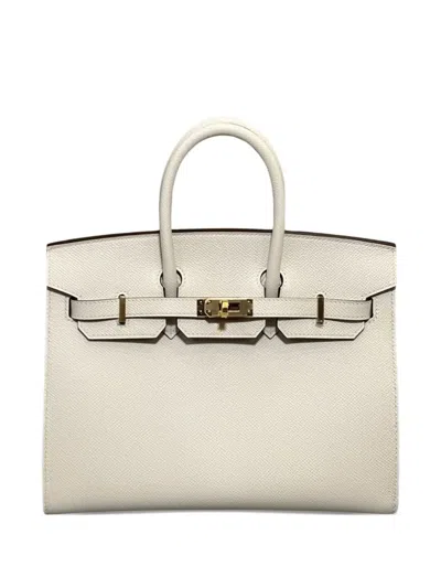 Pre-owned Hermes 2025 Birkin 25 Handbag In Neutral