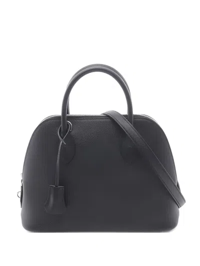 Pre-owned Hermes 2025 Bolide 1923 25 Handbag In Black