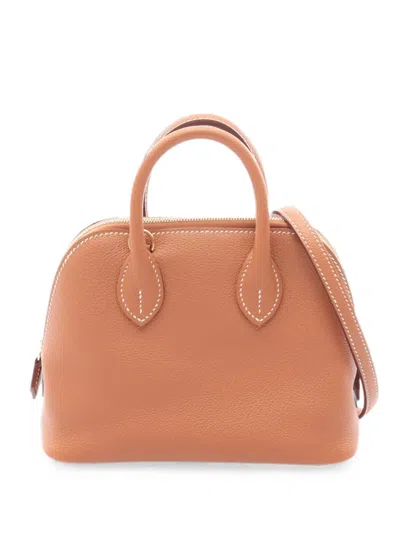 Pre-owned Hermes 2025 Bolide 1923 Mini Bag In Brown