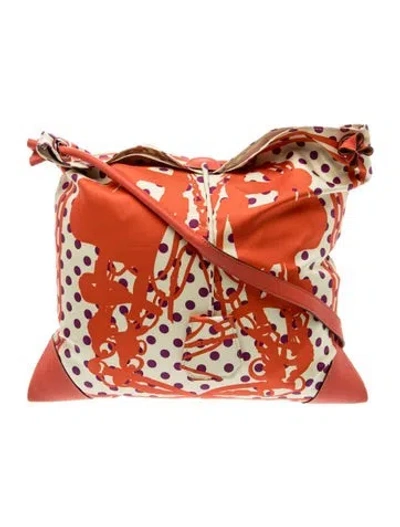 Pre-owned Hermes 2025 'brides De Gala Fantome' Silkycity 33 In Orange