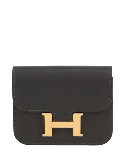 Pre-owned Hermes 2025 Constance Belt Bag In Gray
