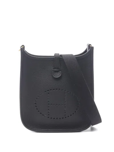 Pre-owned Hermes 2025 Evelyn Amazon Tpm Shoulder Bag In Black