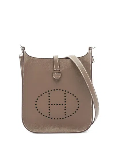 Pre-owned Hermes 2025 Evelyne 16 Shoulder Bag In Neutral