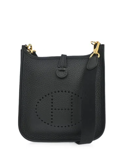 Pre-owned Hermes 2025 Evelyne Tpm Shoulder Bag In Black