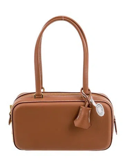 Pre-owned Hermes 2025 Evercolor Faubourg Express In Brown