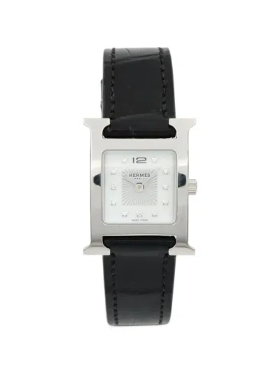 Pre-owned Hermes 2025 Heure H 30mm Watch In White