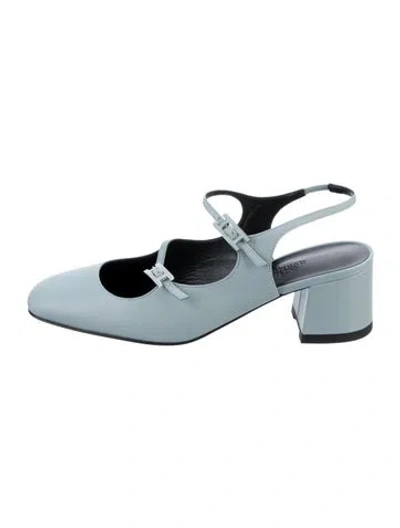 Pre-owned Hermes 2025 Jackie 50 Pumps In Blue