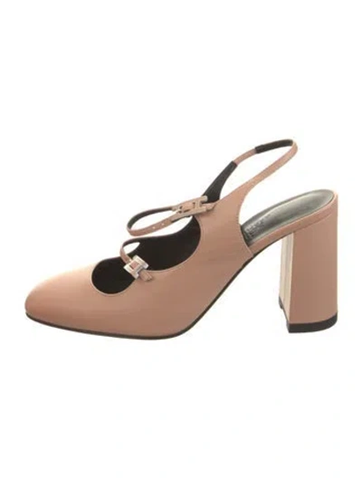 Pre-owned Hermes 2025 Jackie Slingback Pumps In Neutrals
