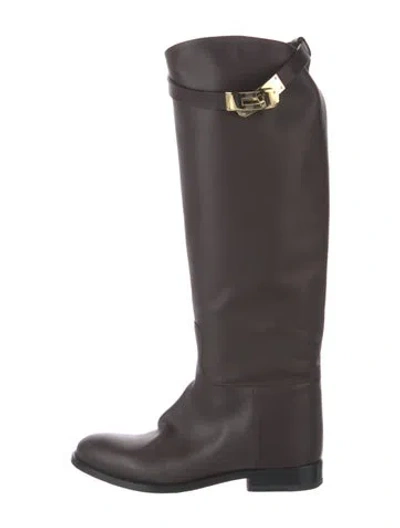 Pre-owned Hermes 2025 Jumping Riding Boots In Brown