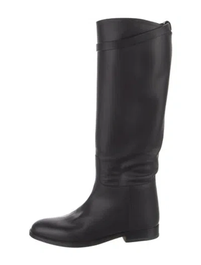 Pre-owned Hermes 2025 Jumping Supple Riding Boots In Black