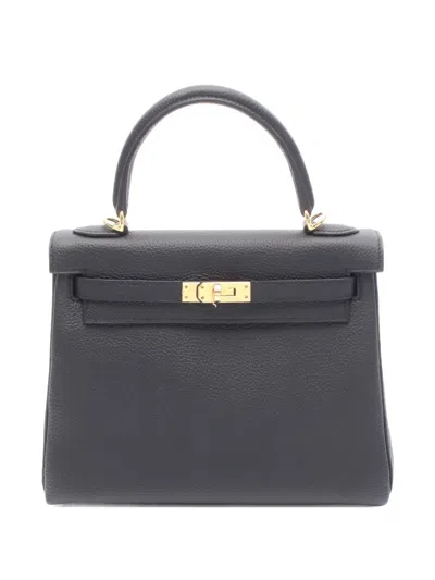 Pre-owned Hermes 2025 Kelly 25 Handbag In Black