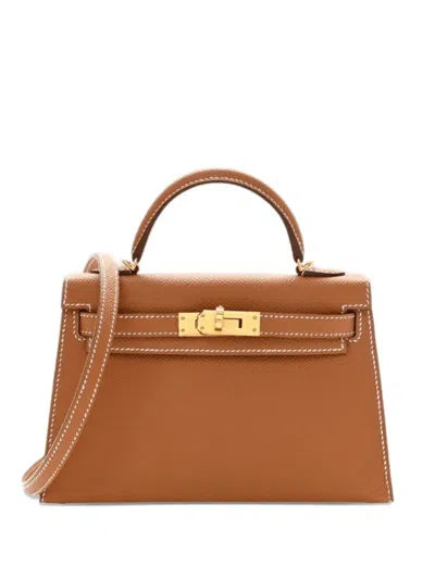 Hermes 2025 Kelly Sellier Handbag In Brown
