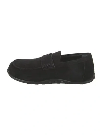 Pre-owned Hermes 2025 Lazy Loafers In Black