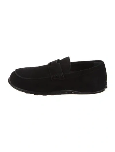 Pre-owned Hermes 2025 Lazy Loafers In Black